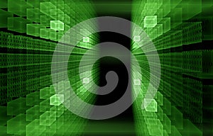 Binary code, internet concept