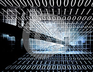 Binary code and Manhattan bridge