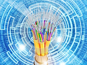 Binary code and optical fiber