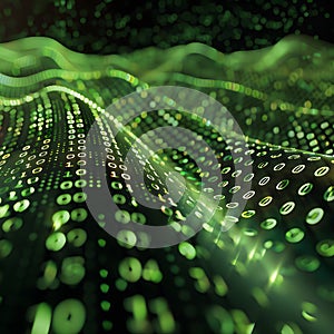 Binary Code Ripple Effect