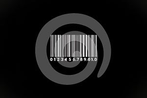 Binary code sequence with glowing numbers on dark background digital technology concept futuristic data programming neon light