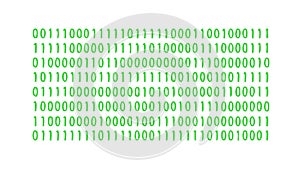 Binary Code Stream Vector Graphic, vector design Generative AI
