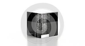 Binary code streams within a black data cube