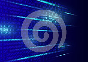 Binary code texture abstract background, business technology concept