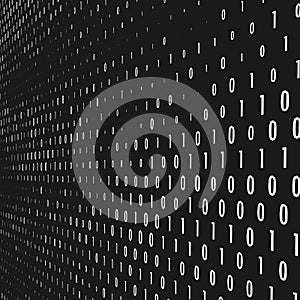 Binary code vector background.