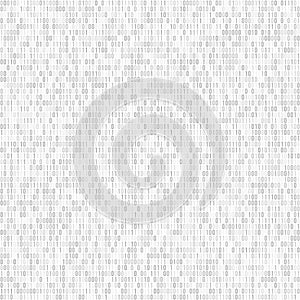 Binary code vector background with numbers one and zero. Seamless patern. Coding or hacker concept, digital technology