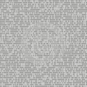 Binary code vector background with numbers one and zero. Seamless patern. Coding or hacker concept, digital technology