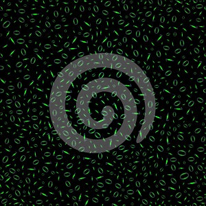Binary code. Vector seamless pattern with zero and one