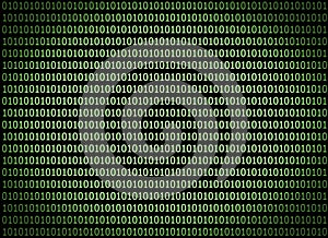 Binary computer code background