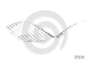 Binary Computer Code Background or Gradient 01 Numbers Pattern