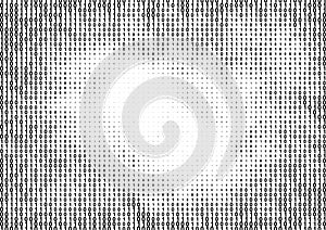Binary computer code halftone pattern