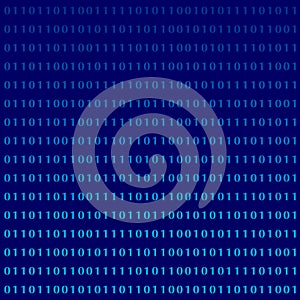 Binary computer language monitor digits