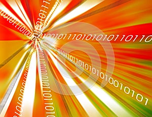 Binary data background