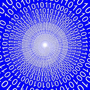 binary data background