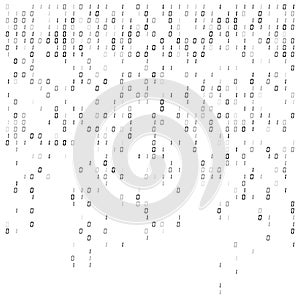 Binary digits falling background, abstract 0,1 wallpaper