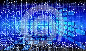 Binary matrix code business background. numbers of the computer matrix. The concept of coding,circuit.