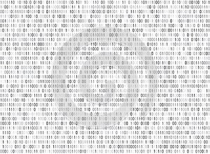 Binary matrix computer data code vector seamless background