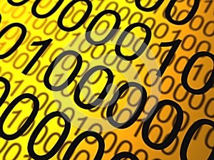Binary numbers background