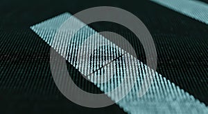 digital data stream with binary code and light