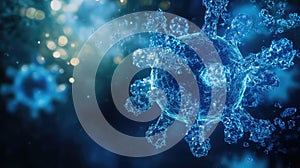 binding abstract visualization of antibody cell