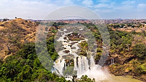 Binga waterfalls in Angola