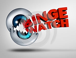 Binge Watch Concept photo