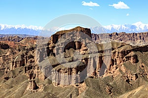 Binggou Danxia national park, China