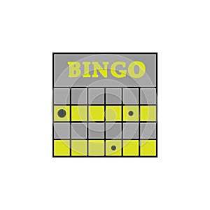 Bingo, gamble. Element of Casino icon for mobile concept and web apps. Detailed Bingo, gamble can be used for web and mobile