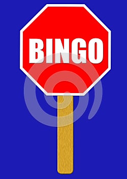 Bingo paddle