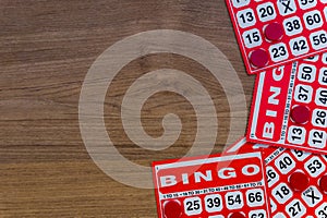 Bingo Sheet. lucky game background - game related