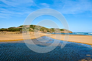 Binimela beach in Menorca Spain