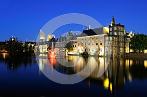 Binnenhof buildings in the Hague photo