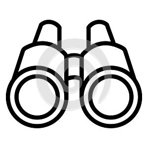 Binocular, explorer Vector Icon which can easily edit