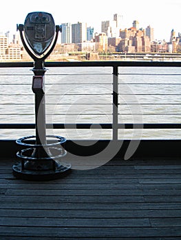 Binocular at South Street Seaport, New York