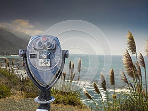 Binocular viewer at big sur