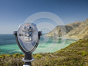 Binocular viewer at big sur