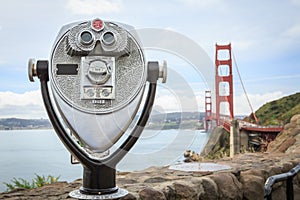 Binoculars at Golden Gate