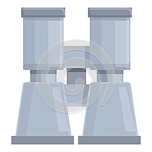 Binoculars icon cartoon vector. Discovery vision