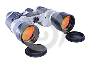 Binoculars isolated on white