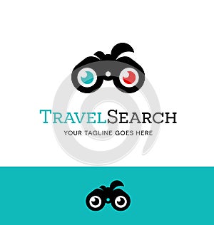 Binoculars logo or icon for searching