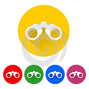 Binoculars long shadow