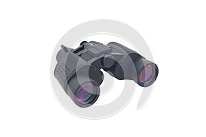 Binoculars for professionals on white background