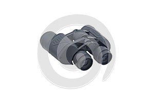 Binoculars for professionals on white background