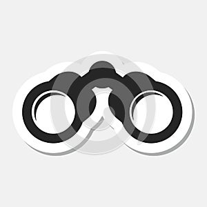 Binoculars sticker