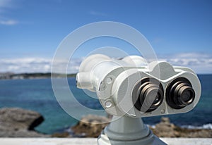 Binoculars at View point photo