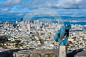 Binoculars at Twin Peaks San Francisco