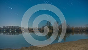 Binsfeldsee Star Trails