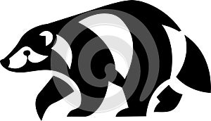 Binturong (Bearcat) Silhouette Vector