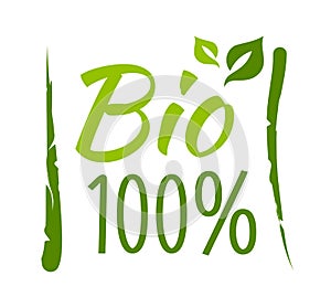 Bio 100% sticker