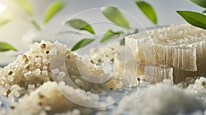 Bio-based Composites: Bio-based composites utilize renewable materials like soy protein, starch, or cellulose fibers, AI generated